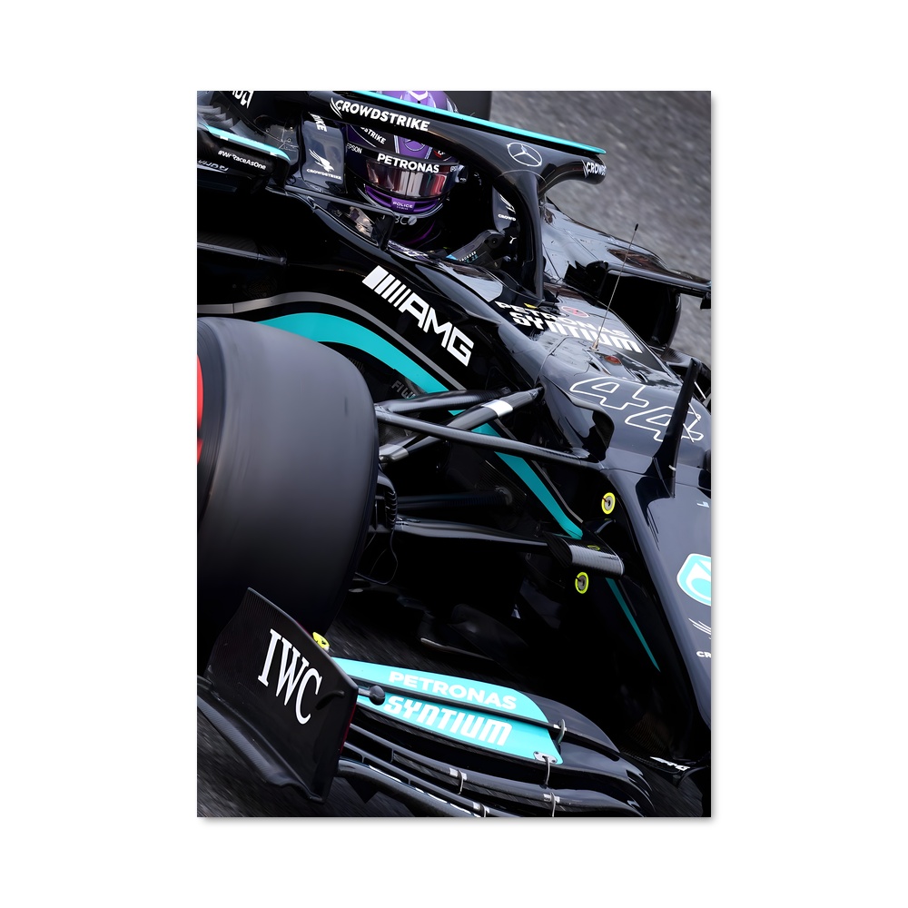 Poster Mercedes Vitesse virages